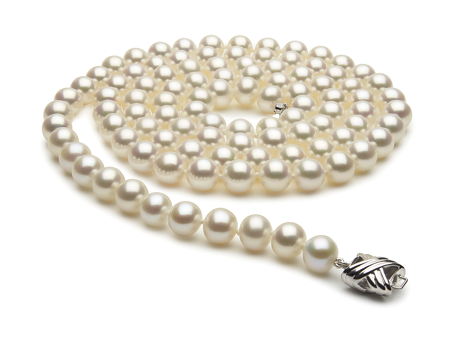 36 Inch 8mm x 9mm Freshwater Cultured Pearl Necklace