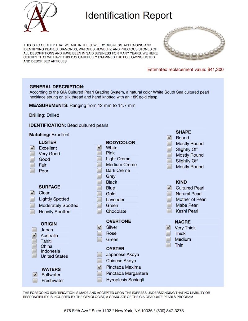 Australian South Sea Pearl Necklace 