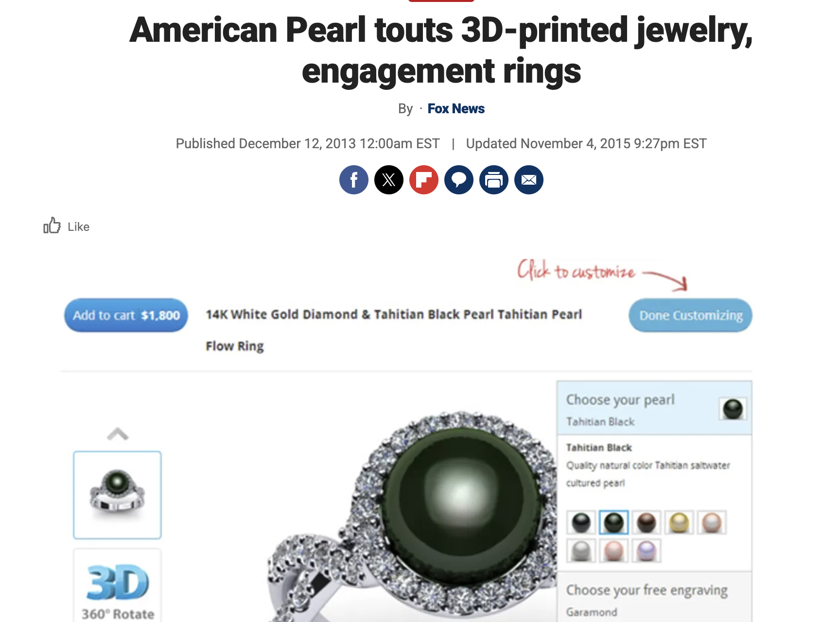 American Pearl 3D Printing