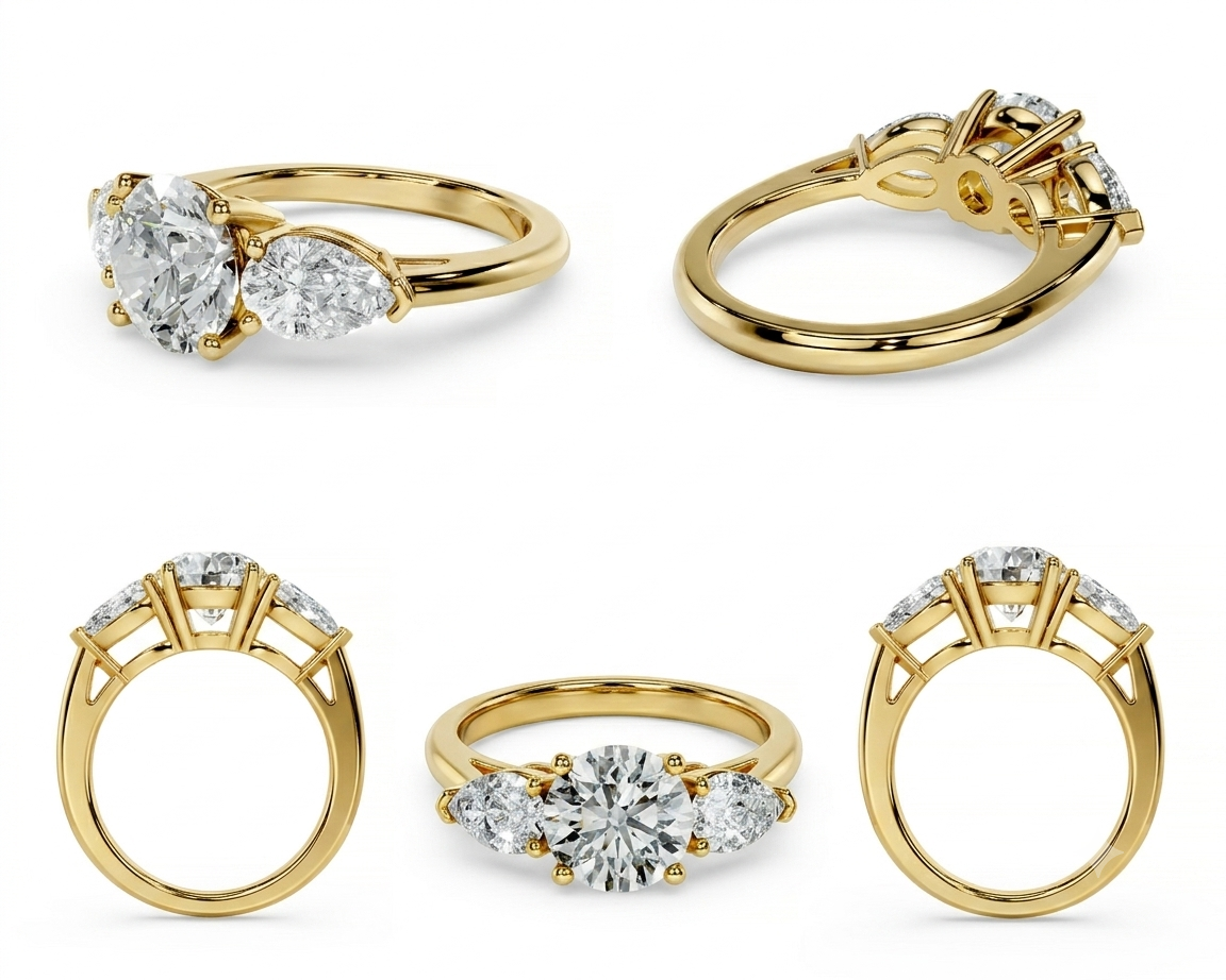 18K Yellow Gold Set