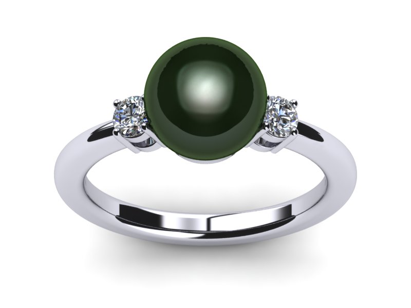 Tahitian Pearl Ring Grace Custom