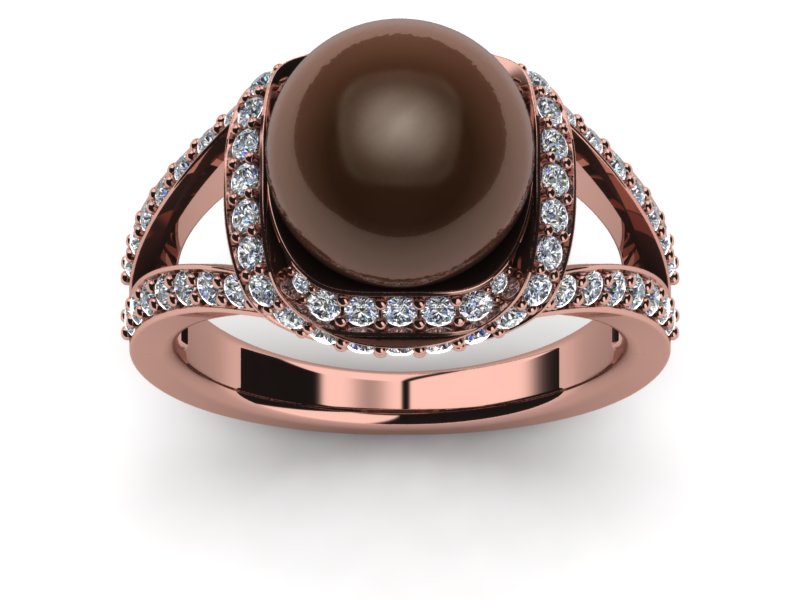 Tahitian Pearl Ring Braid