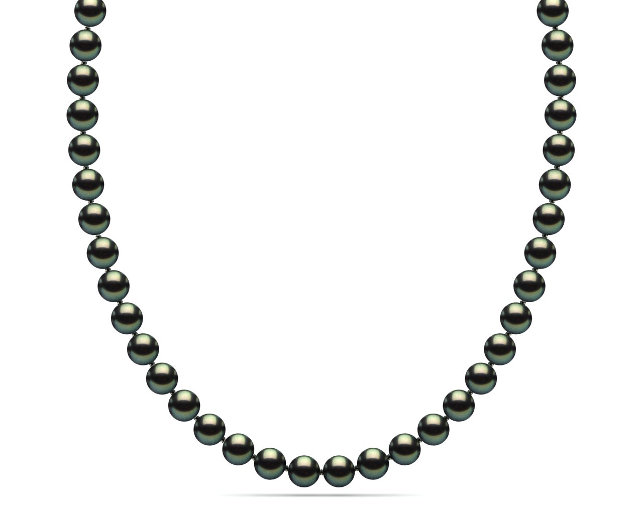 6.5-7.0 mm AAA Black Green Freshwater 
