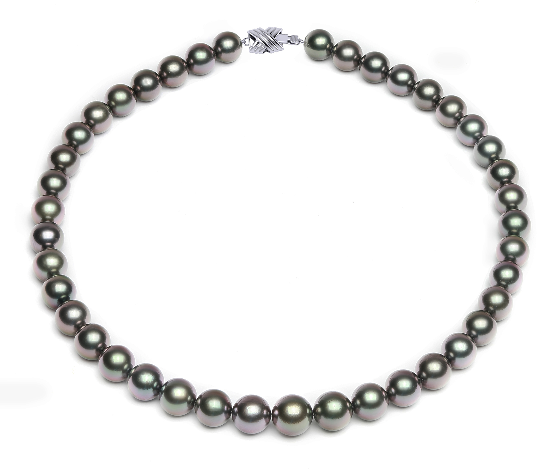 New Arrival Real pearl 9-10mm New Tahitian Black Natural Pearl Necklace 64''